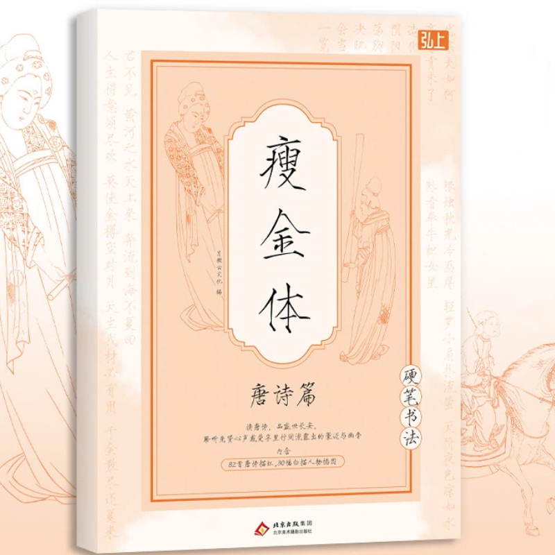 Chinese Calligraphy Practice Book - Chinese Writing book Song Huizong Slender