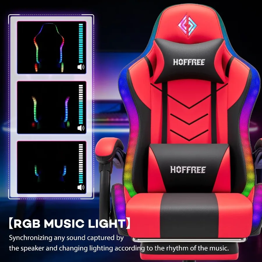 RGB Gaming Chair with Speakers - огляд і ціна Music