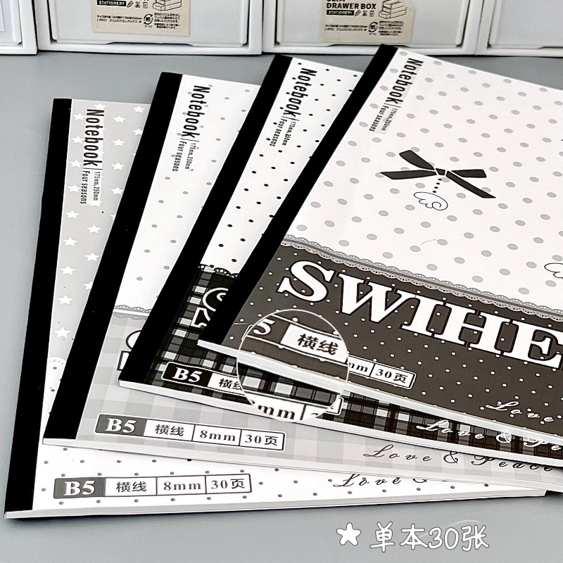 4 Packs of Black and White Ang - огляд і ціна Blank Sheet Music Notebook
