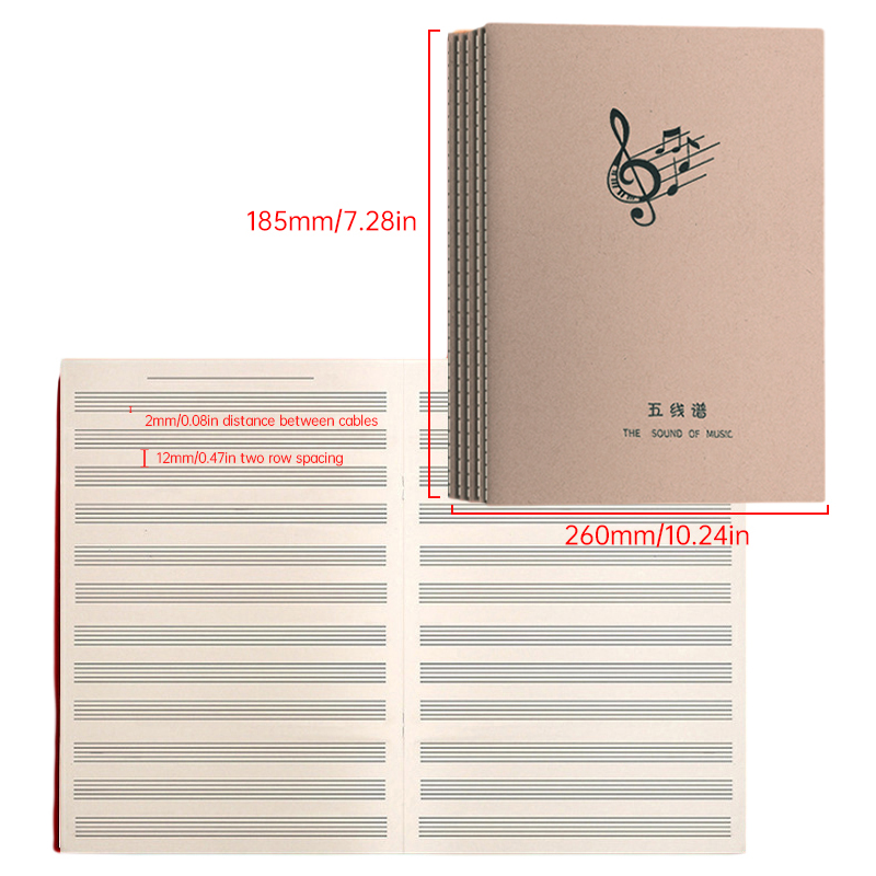 18Sheets Music Practice Notebo - огляд і ціна Blank Sheet Music Notebook