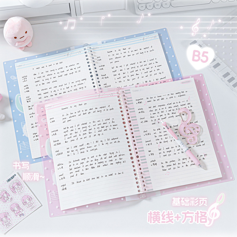 Rosyposy Melody Loose Leaf Not - огляд і ціна Blank Sheet Music Notebook
