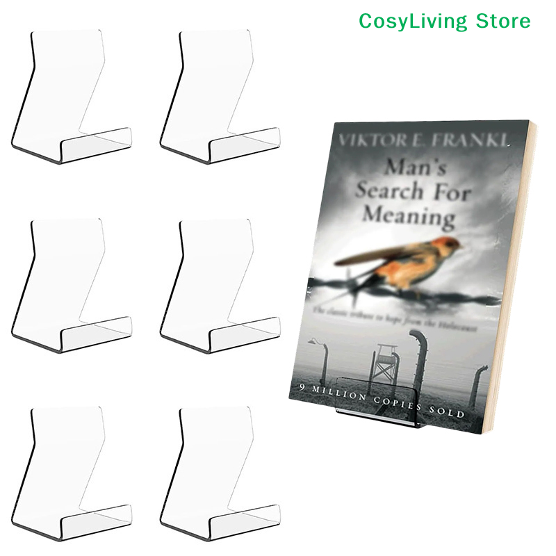 1/2/6Pcs Transparent Desktop A - огляд і ціна Clear Acrylic Book Stand Holder
